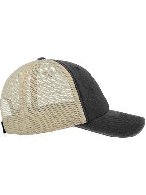 Atlantis Case Pigment Dyed 6 Panel Trucker Cap Adult - Image 22