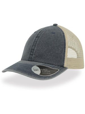 Atlantis Case Pigment Dyed 6 Panel Trucker Cap Adult - Image 31