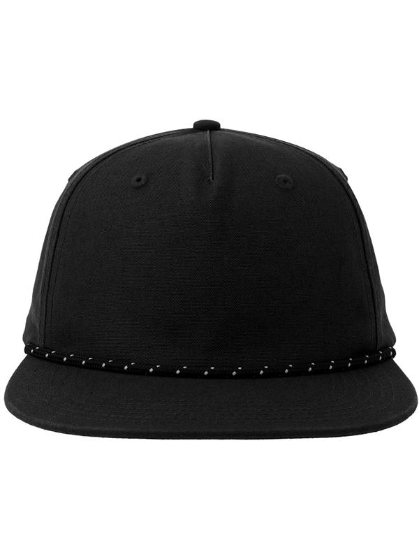 Atlantis Chao 5 Panel Unstructured Low Profile Flat Visor With Rope Organic Cap Adult