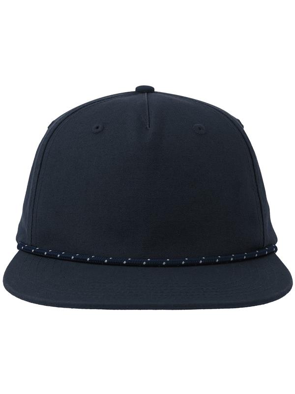 Atlantis Chao 5 Panel Unstructured Low Profile Flat Visor With Rope Organic Cap Adult