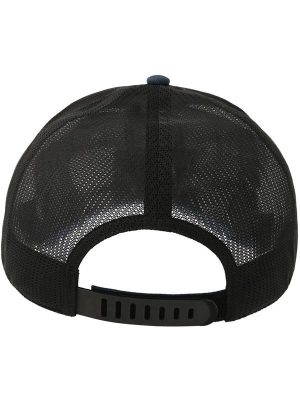 Atlantis Dempo 5 Panel Unstructured Mid Profile Mid Visor Textured Stretch Recycled Trucker Cap Adult - Image 40