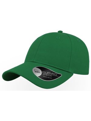 Atlantis Hit Twill Curved Visor 6 Panel Sustainable Structured Cap Adult - Image 6