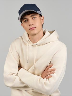 Atlantis Helpy S 5 Panel Structured High Profile Curved Visor Reflective Recycled Cap Adult - Image 13