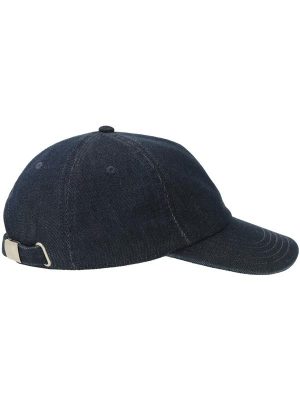 Atlantis Iraya 5 Panel Unstructured Low Profile Mid Visor Denim Recycled Cap Adult - Image 22