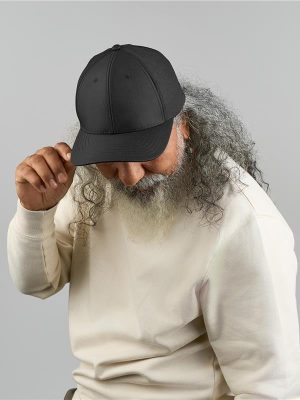 Atlantis Nila 6 Panel Structured Low Profile Mid Visor Stretch Fully Closed Recycled Trucker Cap Adult - Image 17