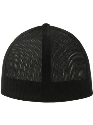 Atlantis Nila 6 Panel Structured Low Profile Mid Visor Stretch Fully Closed Recycled Trucker Cap Adult - Image 20