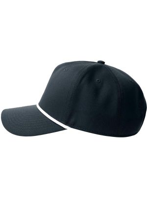 Atlantis Paka 5 Panel Structured High Profile Mid Visor With Rope Recycled Cap Adult - Image 36
