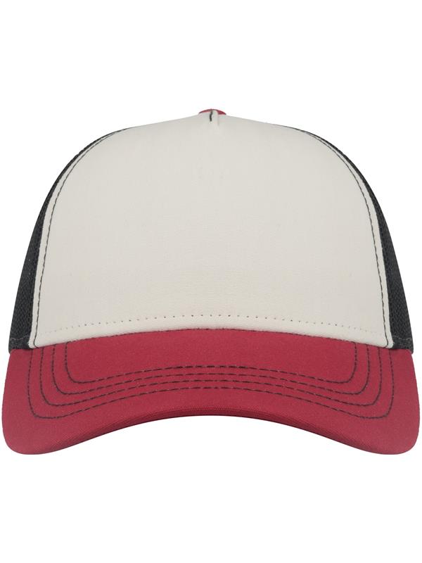 Atlantis Rapper Canvas S Recycled 5 Panel Trucker Adult