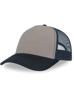 Atlantis Rapper Canvas S Recycled 5 Panel Trucker Adult - Image 52
