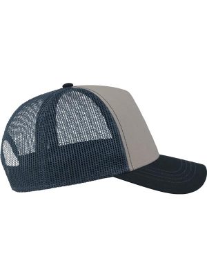 Atlantis Rapper Canvas S Recycled 5 Panel Trucker Adult - Image 55