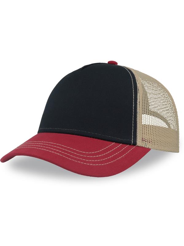 Atlantis Rapper Canvas S Recycled 5 Panel Trucker Adult