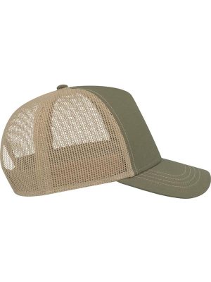 Atlantis Rapper Canvas S Recycled 5 Panel Trucker Adult - Image 70
