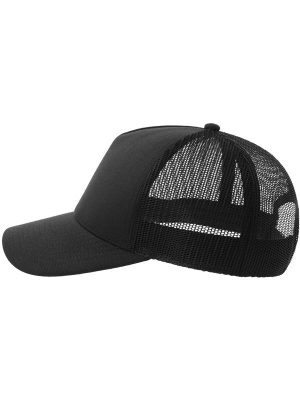 Atlantis Rapper Jersey S 5 Panel Structured Mid Profile Mid Visor Recycled Trucker Cap Adult - Image 13