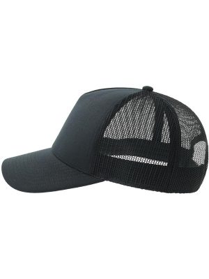 Atlantis Rapper Jersey S 5 Panel Structured Mid Profile Mid Visor Recycled Trucker Cap Adult - Image 17