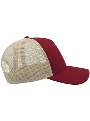 Atlantis Rapper Cotton 5 Panel Trucker Cap Adult - Image 66