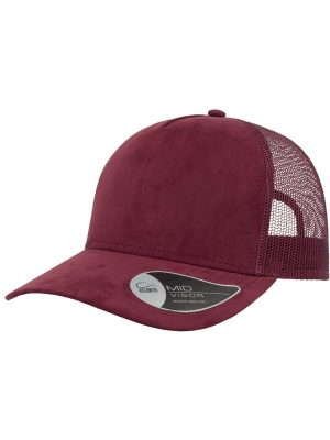Atlantis Rapper Suede 5 Panel Trucker Cap Adult - Image 23