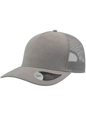 Atlantis Rapper Suede 5 Panel Trucker Cap Adult - Image 27