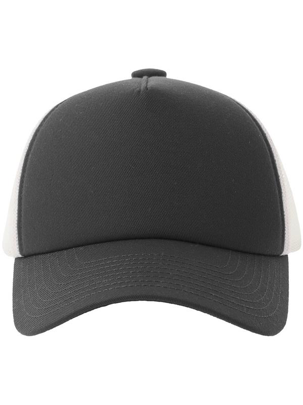 Atlantis Record S 5 Panel Structured High Profile Mid Visor Recycled Trucker Cap Adult