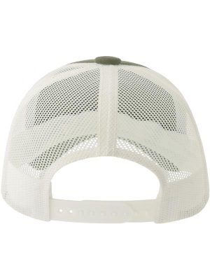 Atlantis Record S 5 Panel Structured High Profile Mid Visor Recycled Trucker Cap Adult - Image 66