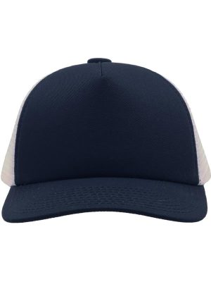 Atlantis Record Mid Visor 5 Panel Trucker Cap Adult - Image 28