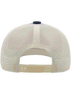 Atlantis Record Mid Visor 5 Panel Trucker Cap Adult - Image 29