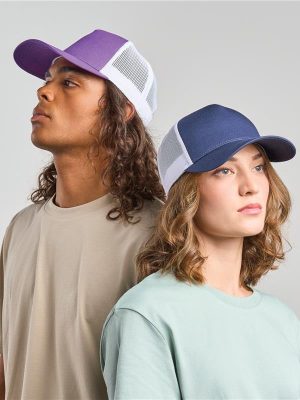 Atlantis Rapper Cotton S 5 Panel Sustainable Trucker Cap Adult - Image 41