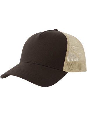 Atlantis Rapper Cotton S 5 Panel Sustainable Trucker Cap Adult - Image 50