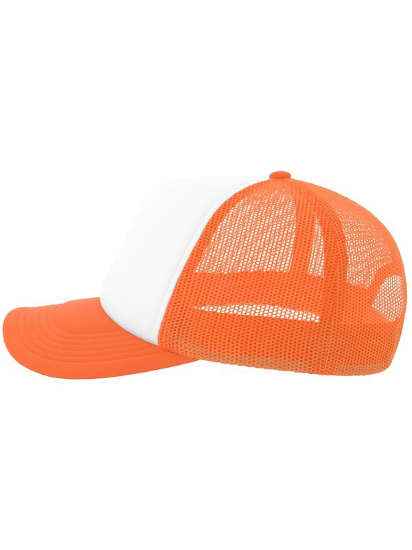 Atlantis Rapper S 5 Panel Structured Foam Mid Profile Curved Visor Recycled Trucker Cap Adult