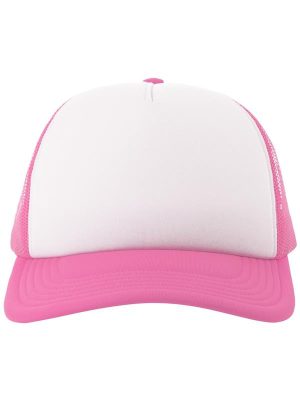 Atlantis Rapper S 5 Panel Structured Foam Mid Profile Curved Visor Recycled Trucker Cap Adult - Image 134