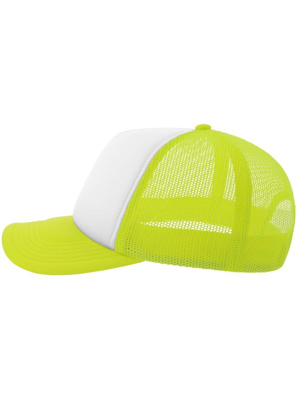 Atlantis Rapper S 5 Panel Structured Foam Mid Profile Curved Visor Recycled Trucker Cap Adult