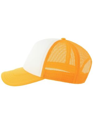 Atlantis Rapper S 5 Panel Structured Foam Mid Profile Curved Visor Recycled Trucker Cap Adult - Image 186