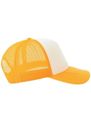 Atlantis Rapper S 5 Panel Structured Foam Mid Profile Curved Visor Recycled Trucker Cap Adult - Image 187