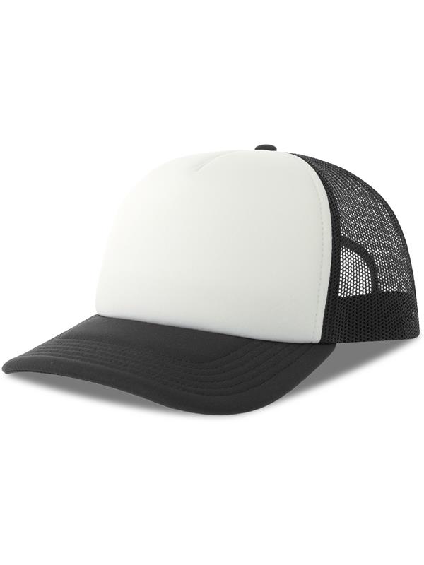 Atlantis Rapper S 5 Panel Structured Foam Mid Profile Curved Visor Recycled Trucker Cap Adult