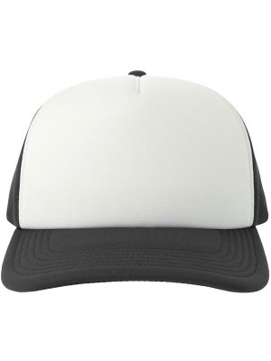 Atlantis Rapper S 5 Panel Structured Foam Mid Profile Curved Visor Recycled Trucker Cap Adult - Image 124