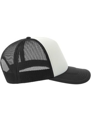 Atlantis Rapper S 5 Panel Structured Foam Mid Profile Curved Visor Recycled Trucker Cap Adult - Image 127