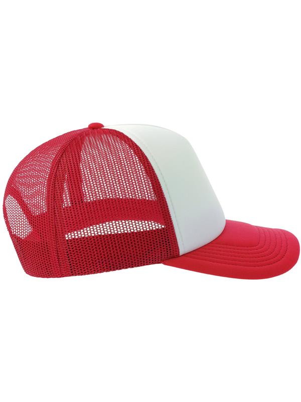 Atlantis Rapper S 5 Panel Structured Foam Mid Profile Curved Visor Recycled Trucker Cap Adult