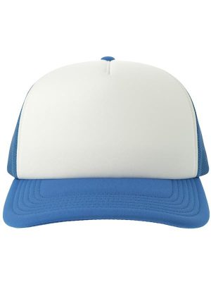 Atlantis Rapper S 5 Panel Structured Foam Mid Profile Curved Visor Recycled Trucker Cap Adult - Image 169