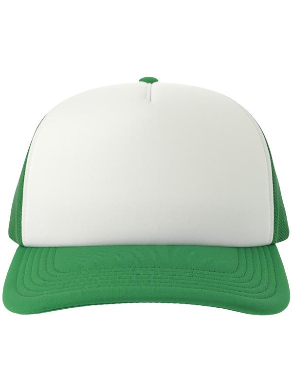 Atlantis Rapper S 5 Panel Structured Foam Mid Profile Curved Visor Recycled Trucker Cap Adult