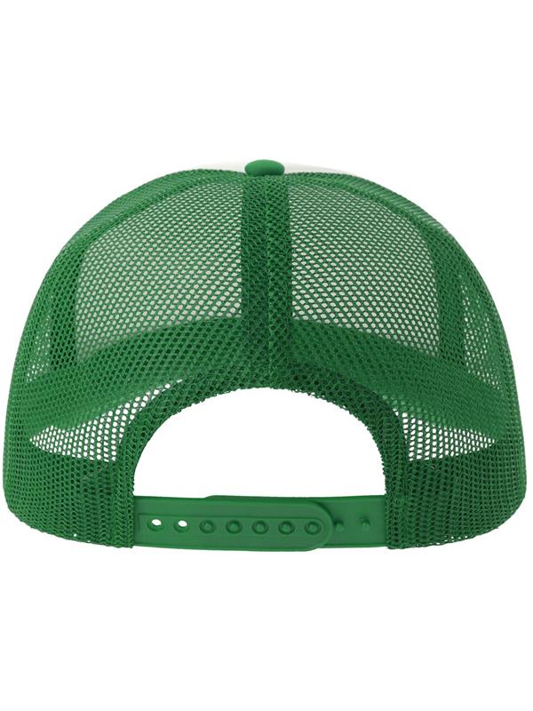 Atlantis Rapper S 5 Panel Structured Foam Mid Profile Curved Visor Recycled Trucker Cap Adult