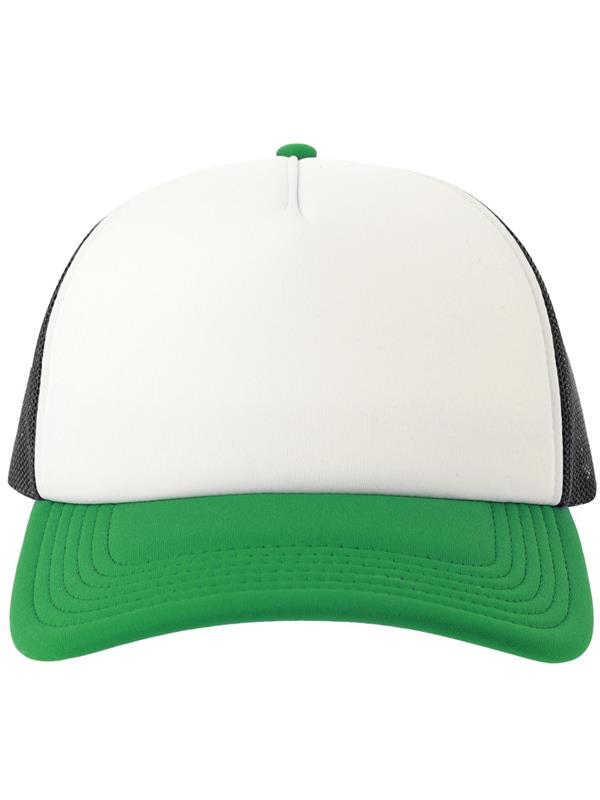 Atlantis Rapper S 5 Panel Structured Foam Mid Profile Curved Visor Recycled Trucker Cap Adult