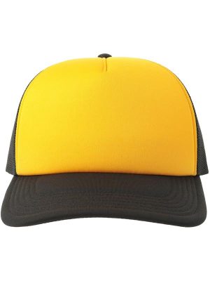 Atlantis Rapper S 5 Panel Structured Foam Mid Profile Curved Visor Recycled Trucker Cap Adult - Image 189