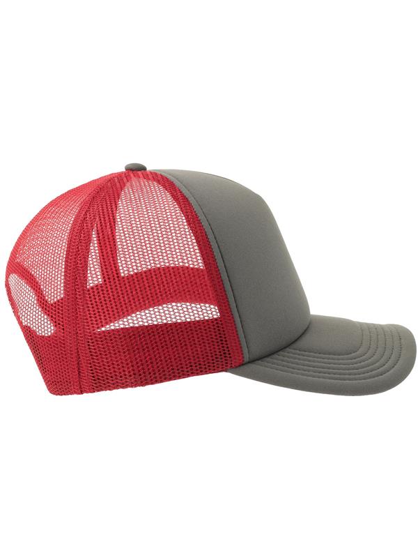 Atlantis Rapper S 5 Panel Structured Foam Mid Profile Curved Visor Recycled Trucker Cap Adult