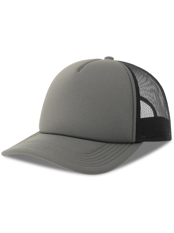 Atlantis Rapper S 5 Panel Structured Foam Mid Profile Curved Visor Recycled Trucker Cap Adult