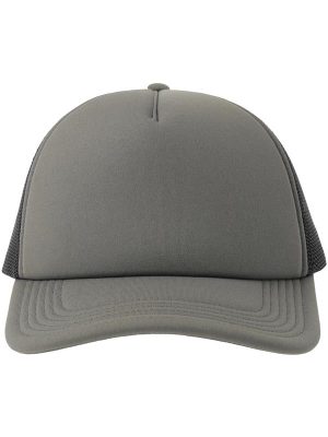 Atlantis Rapper S 5 Panel Structured Foam Mid Profile Curved Visor Recycled Trucker Cap Adult - Image 104