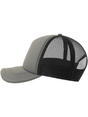 Atlantis Rapper S 5 Panel Structured Foam Mid Profile Curved Visor Recycled Trucker Cap Adult - Image 106