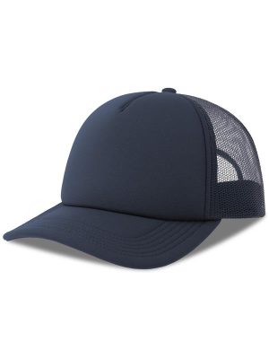 Atlantis Rapper S 5 Panel Structured Foam Mid Profile Curved Visor Recycled Trucker Cap Adult - Image 113