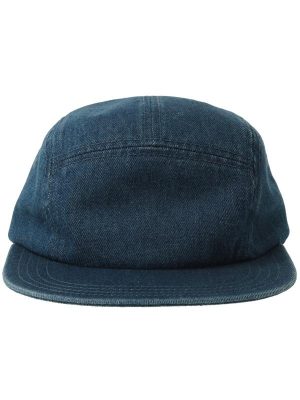 Atlantis Ruby 5 Panel Unstructured Low Profile Flat Visor Denim Recycled Camper Cap Adult - Image 24