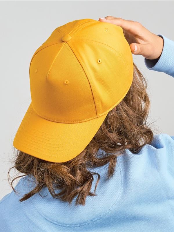 Atlantis Shot S Curved Visor 5 Panel Sustainable Structured Cap Adult