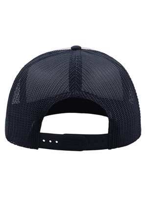 Atlantis Snap 90s Flat Visor 5 Panel Trucker Cap Adult - Image 3