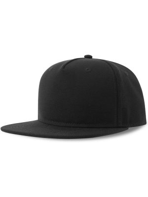 Atlantis Snapback Flat Visor 5 Panel Sustainable Cap Adult - Image 34